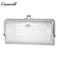 High Quality Wholesale leather luxury  crocodile texture Genuine Leather