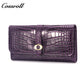 Best Selling Promotional Price luxury leather travel  crocodile texture Genuine Leather