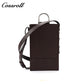 First-layer cowhide square small crossbody bag, minimalist and niche handheld single-shoulder mini phone bag