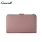 Women's Long Genuine Leather Multi-Card Slot Simple First Layer Cowhide Vertical Wallet for Export