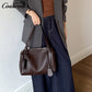 Casual genuine leather women's bag, versatile underarm bag, commuting shoulder bag, handbag