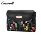 New fashion light luxury high-end large capacity multi-functional printed abrasive leather wallet