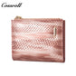 Factory Wholesale Price leather lady crocodile texture Genuine Leather