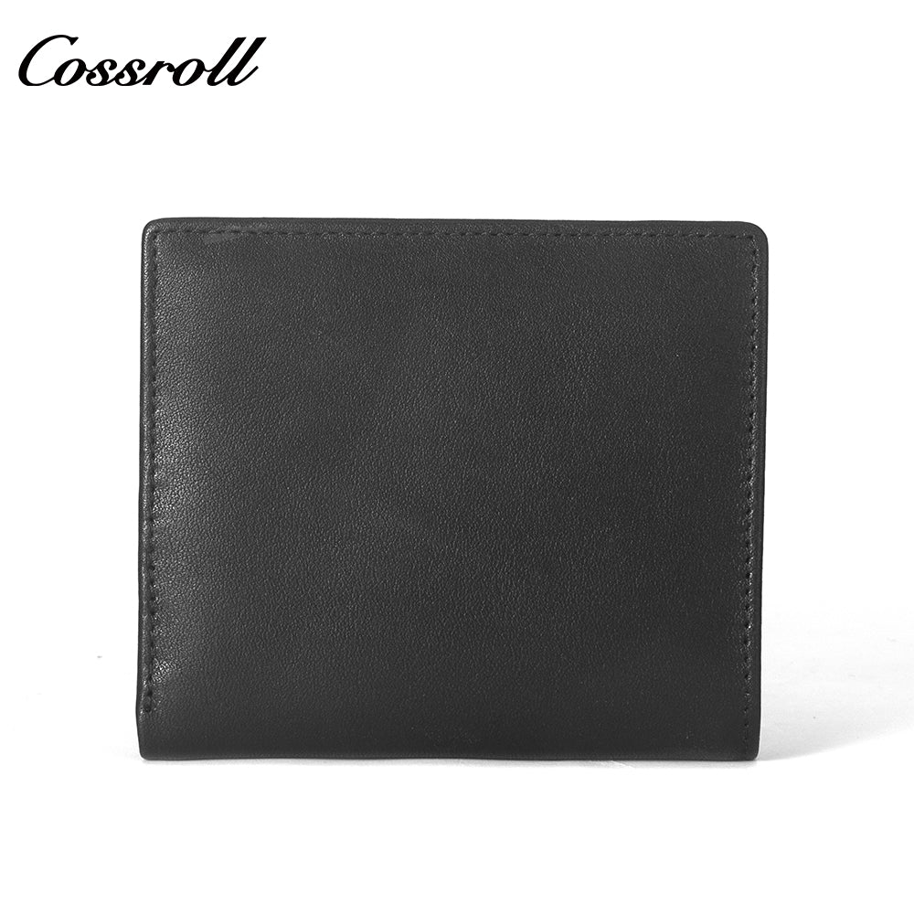 New leather wallet short first layer cowhide women's advanced sense purse small purse for women