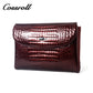 Factory Direct Sale High Quality luxury genuine leather womens  crocodile texture Genuine Leather