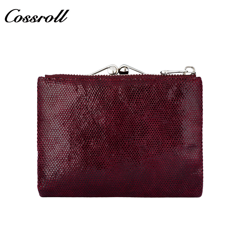 Cross-border factory ladies' frog-style coin purse with zipper and retro wallet