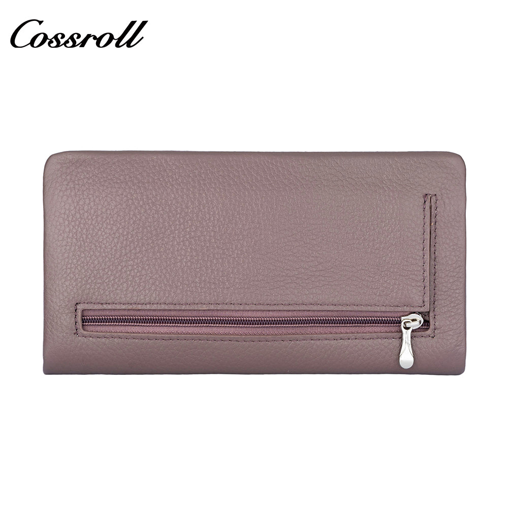 Fashion Cross-border Foreign Trade Multi Card Slots Card  Long Ladies Wallet Ladies Premium Leather Genuine Coin Purse