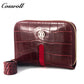 Most Selling Products  cowhide wallet  crocodile texture patent leather