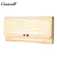 China Professional Customized luxury leather designer  crocodile texture Genuine Leather