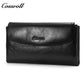 Wholesale Low Moq small genuine leather wallet women ladi oil wax leather