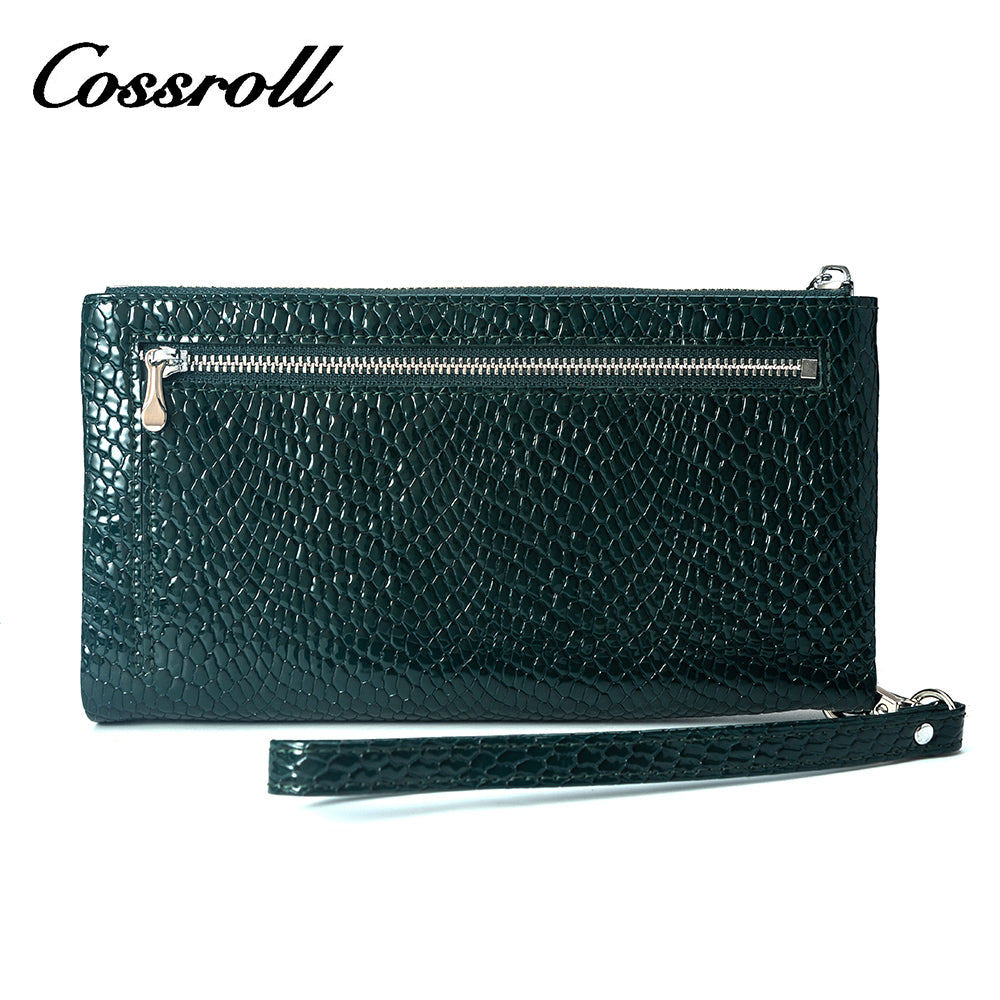 New launch 2023 leather wallet luxury ladies wallet long wholesale genuine clutch wallet women