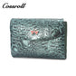 Best Selling Quality manufactory leather new wallet  crocodile texture Genuine Leather