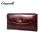 New factory custom leather money baotou layer cowhide change card bag patent leather holding women's purse custom