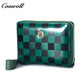 Most Popular best brand leather short  wallet female patent leather Genuine Leather