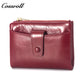 New leather women's long purse zipper wallet Large capacity waxed cowhide coin purse card bag factory custom