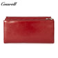 Innovative Design ladies purses multiple slots geniune leather wallet oil wax leather