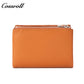 Women's Genuine Leather Coin Purse, Two-Tone Splicing, Multifunctional Card Holder