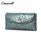 The Lowest Price pure leather magic wallet   crocodile texture Genuine Leather