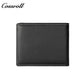 Factory customized cross-border head layer cowhide loose-leaf multi-card classic business wallet