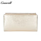 Cross Border Long Leather Wallet Head Layer Cowhide Women's Premium Feeling Glossy Clutch New Wallet Ladies Long Clip