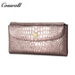 New Designed  high women  crocodile texture Genuine Leather