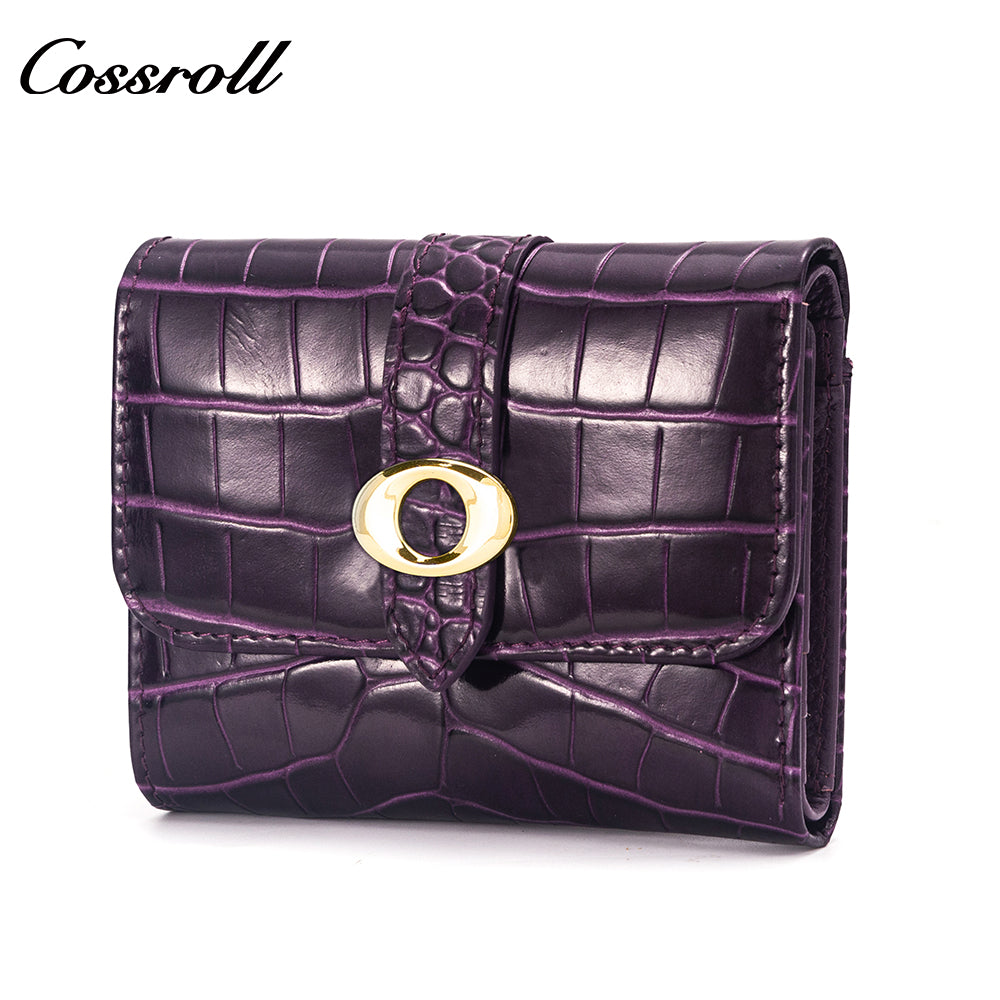 Genuine Special Price wallet for women leather  crocodile texture Genuine Leather