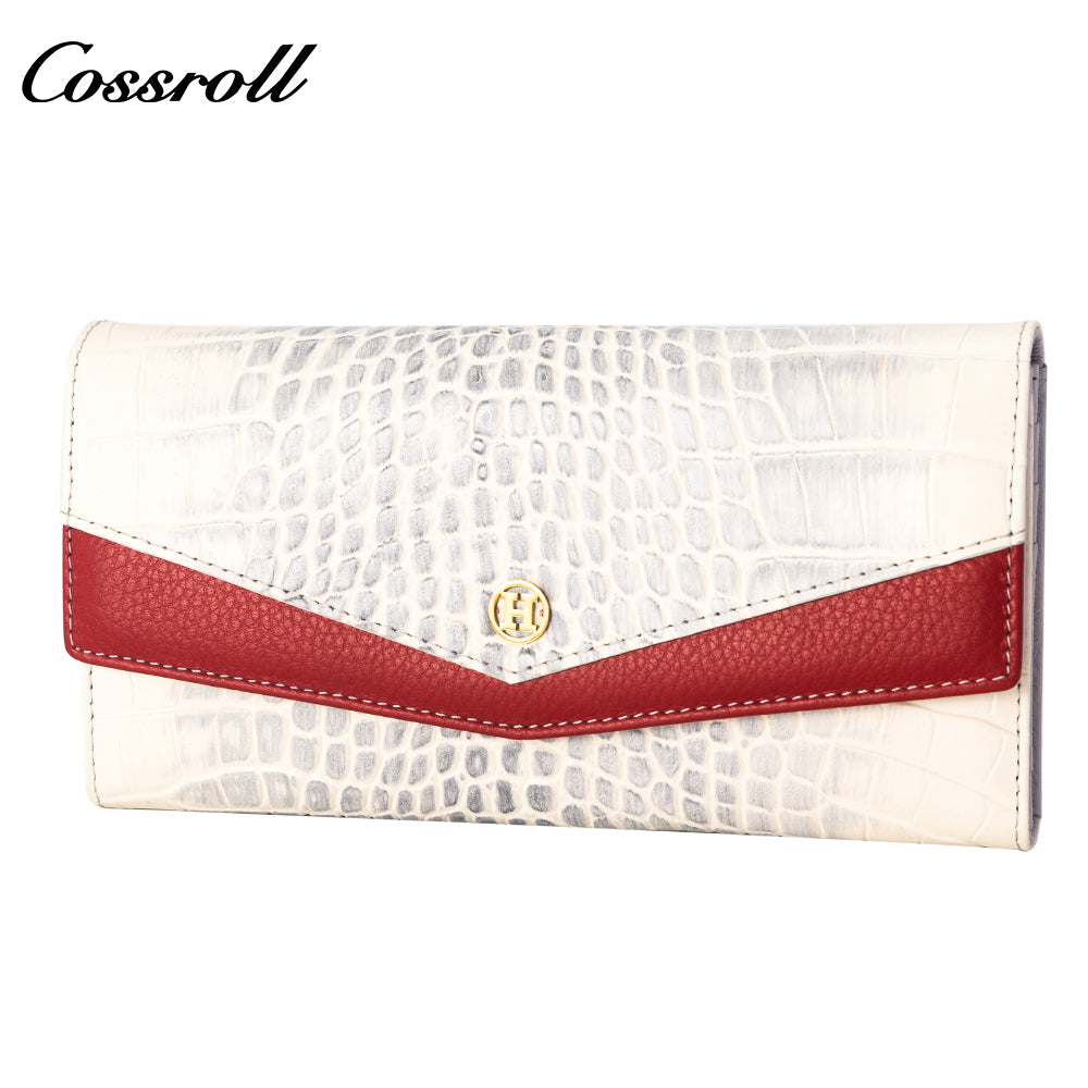 High Quality Wholesale Custom Cheap luxury leather   crocodile texture Genuine Leather