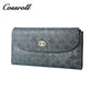 A wide range of styles to choose from: a collection of women's leather wallets to suit different tastes