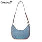 Denim Underarm Bag, Casual Shoulder Bag for Women, Commute Crossbody Purse with Adjustable Strap