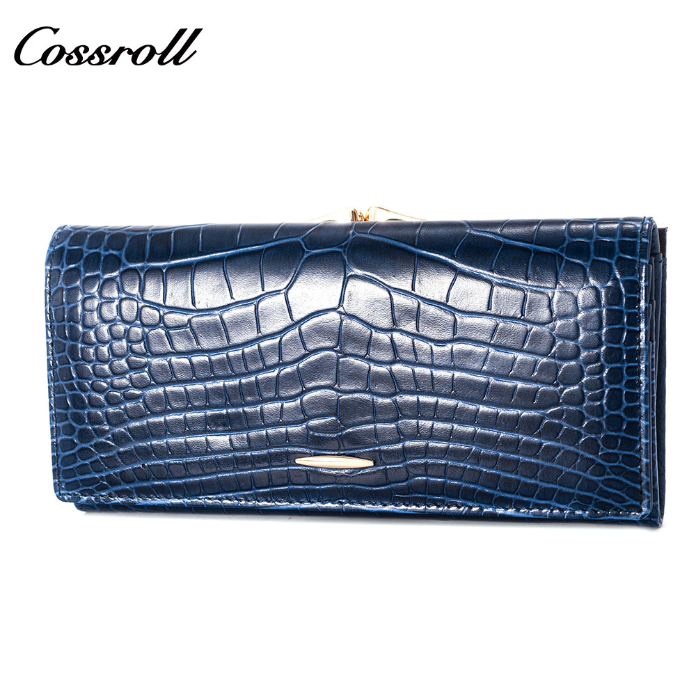 Genuine Special Price wallet for women leather  crocodile texture Genuine Leather