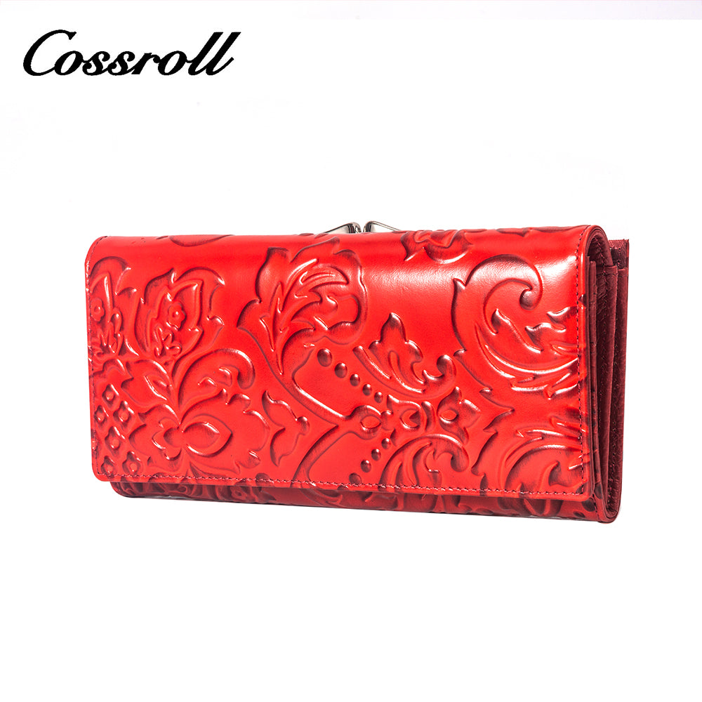 Wholesale New Trends red leather wallets for women  With Wholesale of new materials