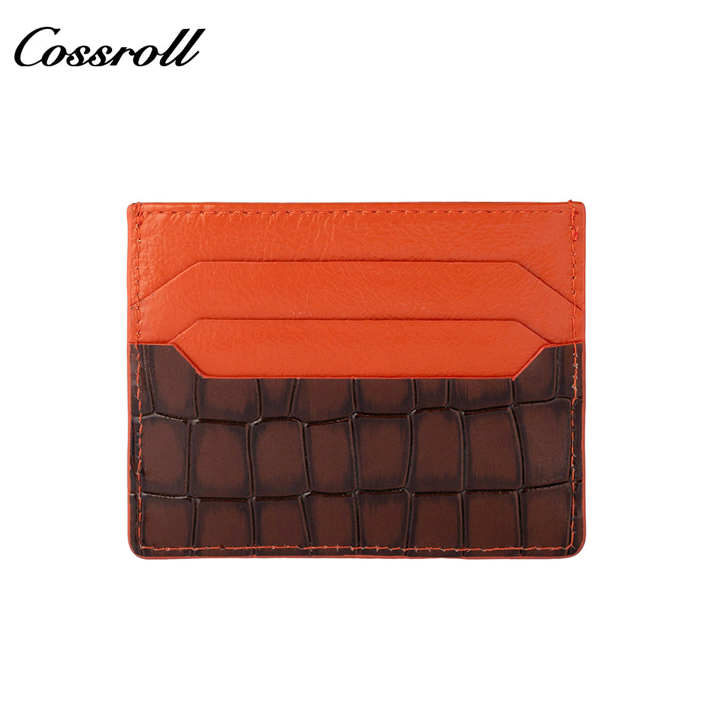 Crocodile card holder card protector business card storage ID card holder