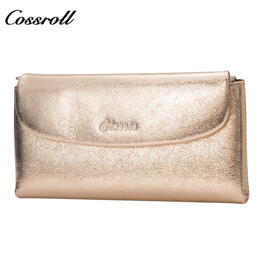 Factory Selling Directly large women's porte monnaie femme en cuir pearl pattern