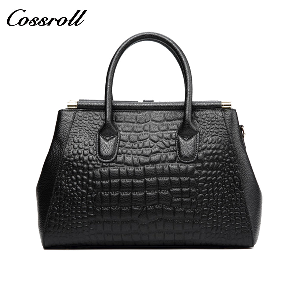 Leather all-in-one Ladies middle-aged Mom Tote Bag 2024 new fashion atmospheric head layer cowhide Handbag girl