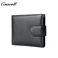 Head Cowhide Man Wallet Genuine Leather Money Clip Horizontal Short Banknote Coin  Soft Leather Plain