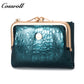 Women's long classic explosive spot multi-color bright leather material first layer cowhide