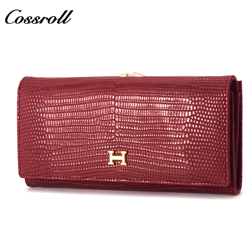 Hot Sale & High Quality Customized  for women geniune leather wallet