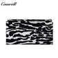 Genuine Leather Fashionable High-End Women's Wallet, Top Layer Soft Cowhide, Zebra Pattern, Large Capacity with Multiple Card Slots
