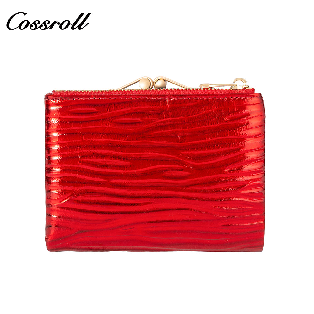 Best Selling  leather luxury  women small wallet Genuine Leather