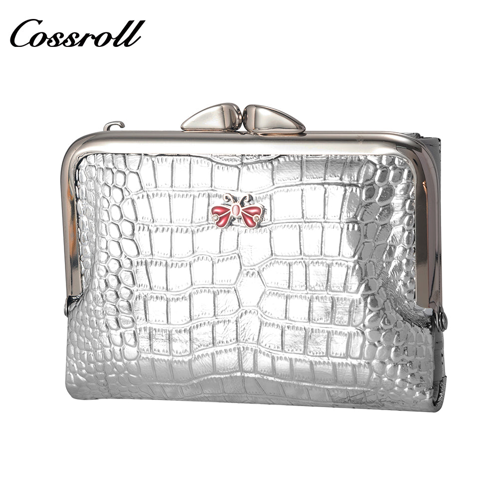 The Lowest Price genuine women  crocodile texture Genuine Leather