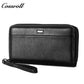 2024 New Genuine Leather Men's Wallet Long Zipper Large Capacity Clutch Cowhide Clutch Bag Best-Selling Wallet