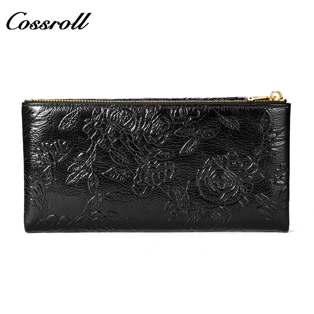 High Quality Cheap Price imperial leather geniune leather wallet  Chinese vintage embossed purse