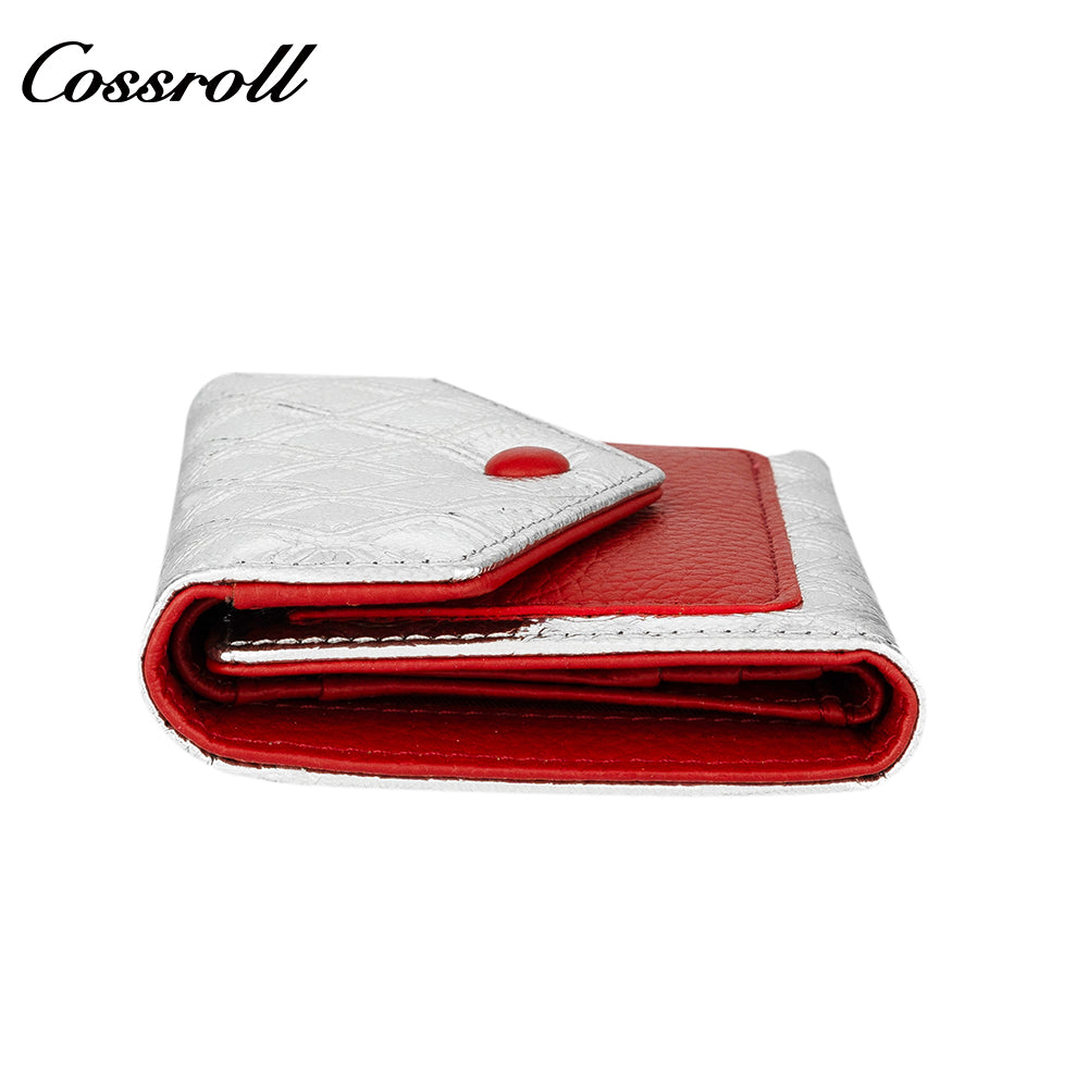 Factory Direct Supply real leather women  geniune leather wallet