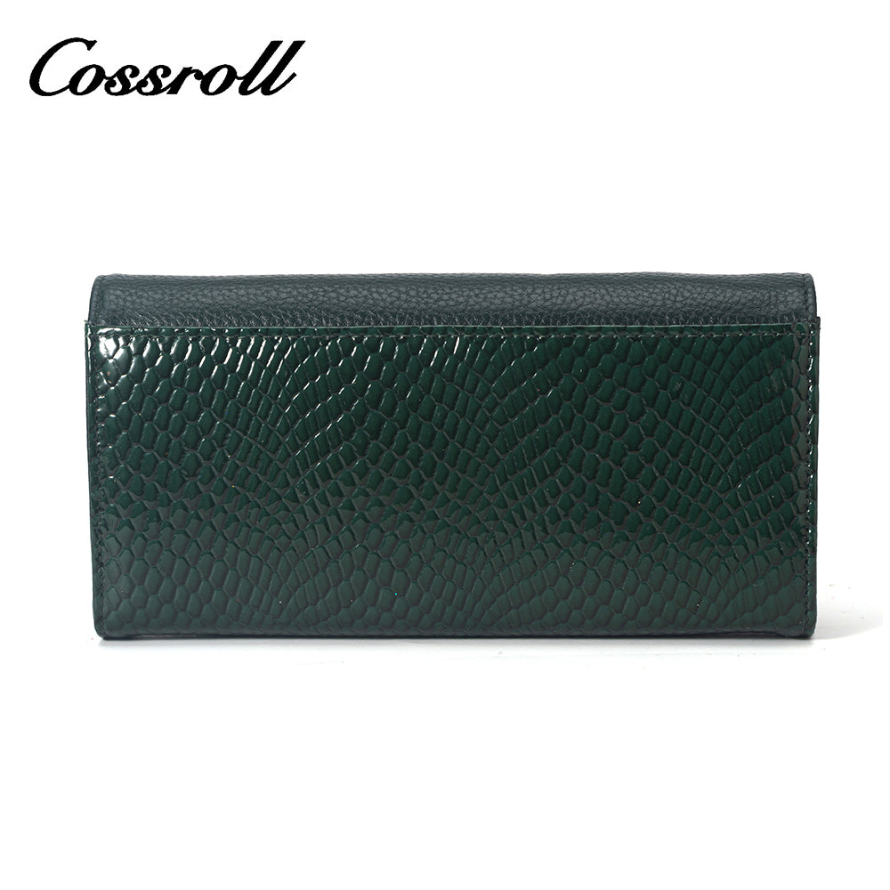 Wholesale Customization black women's fine leather wallets With High-End Quality