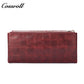 Women's Long Wallet Genuine Leather RFID First Layer Cowhide Clutch Soft Leather Simple Wallet
