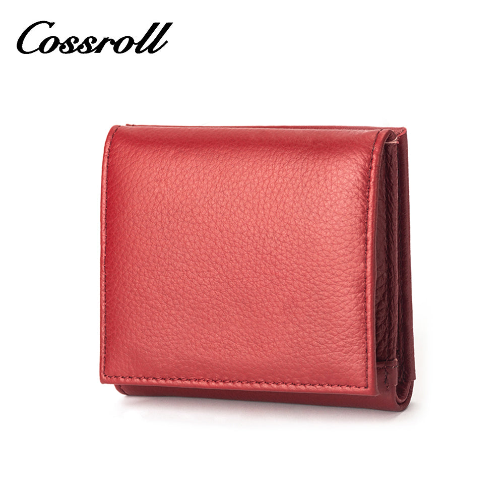 Coin Purse Genuine Leather Short Wallet