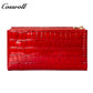 Most Selling Products  manufactory for women embossed stone pattern geniune leather wallet