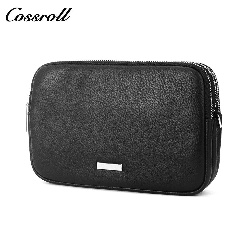 2024 new black leather women's crossbody bag Leather simple square box high-quality cowhide shoulder bag