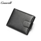 Head Cowhide Man Wallet Genuine Leather Money Clip Horizontal Short Banknote Coin  Soft Leather Plain
