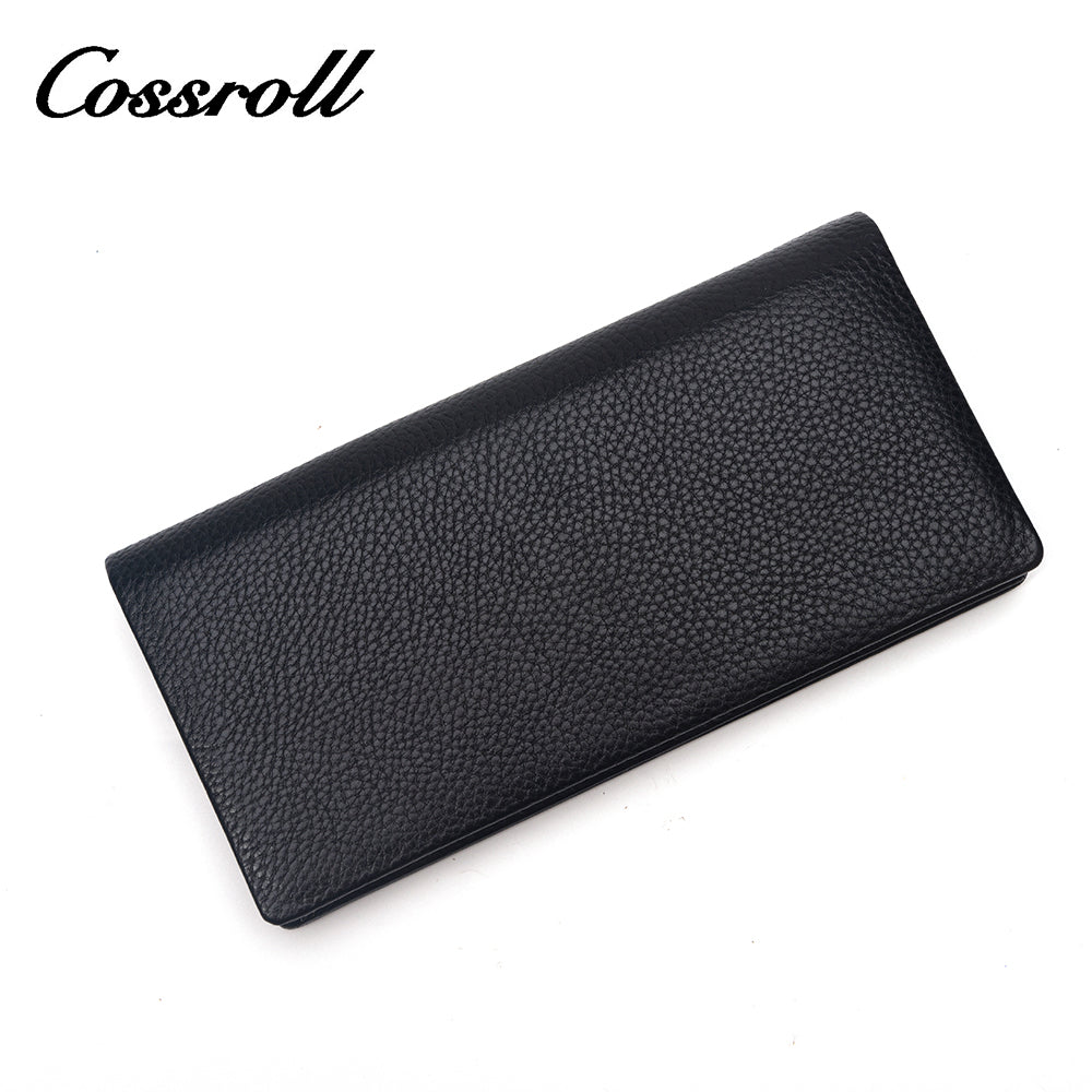 2023 New Product black small leather wallet women's with factory price